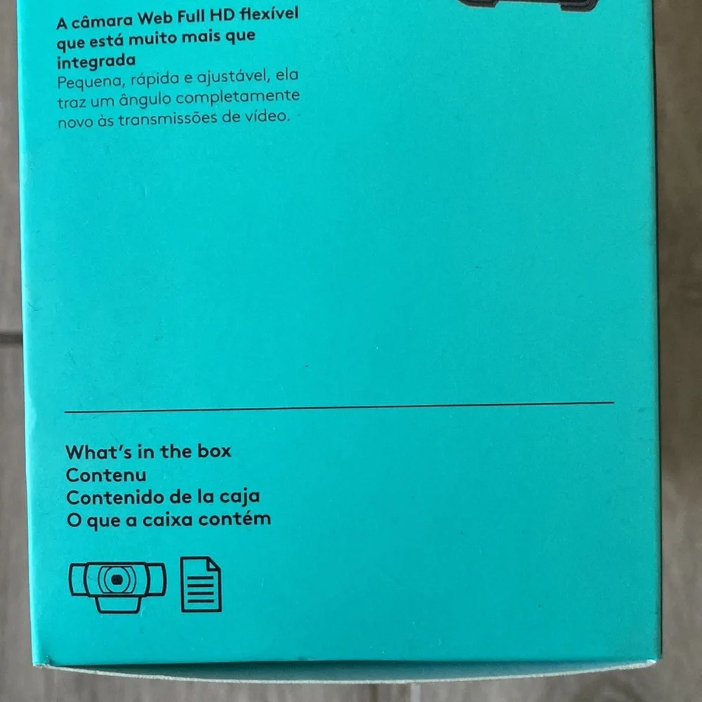 BRAND NEW Logitech 1080p Pro Stream Webcam for HD Video Streaming and Recording